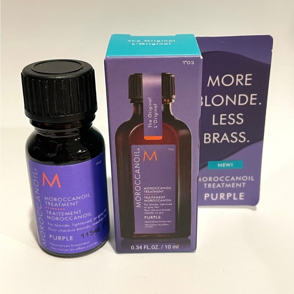 Brand New Moroccanoil Purple Treatmentfor Blonde Hair Mini Size